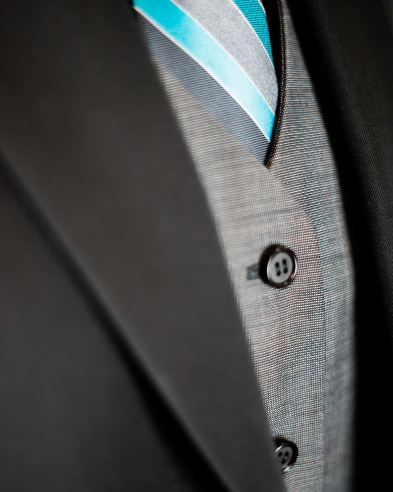 Black Gabardine, Charcoal NailheadA 3pc Suit for Women image 4