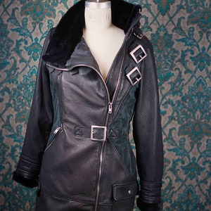 Deerskin Biker JacketCustom Made Leather Jackets image 7