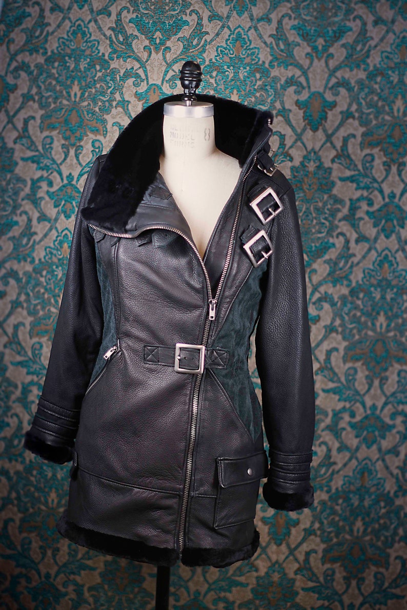 Deerskin Biker JacketCustom Made Leather Jackets image 7