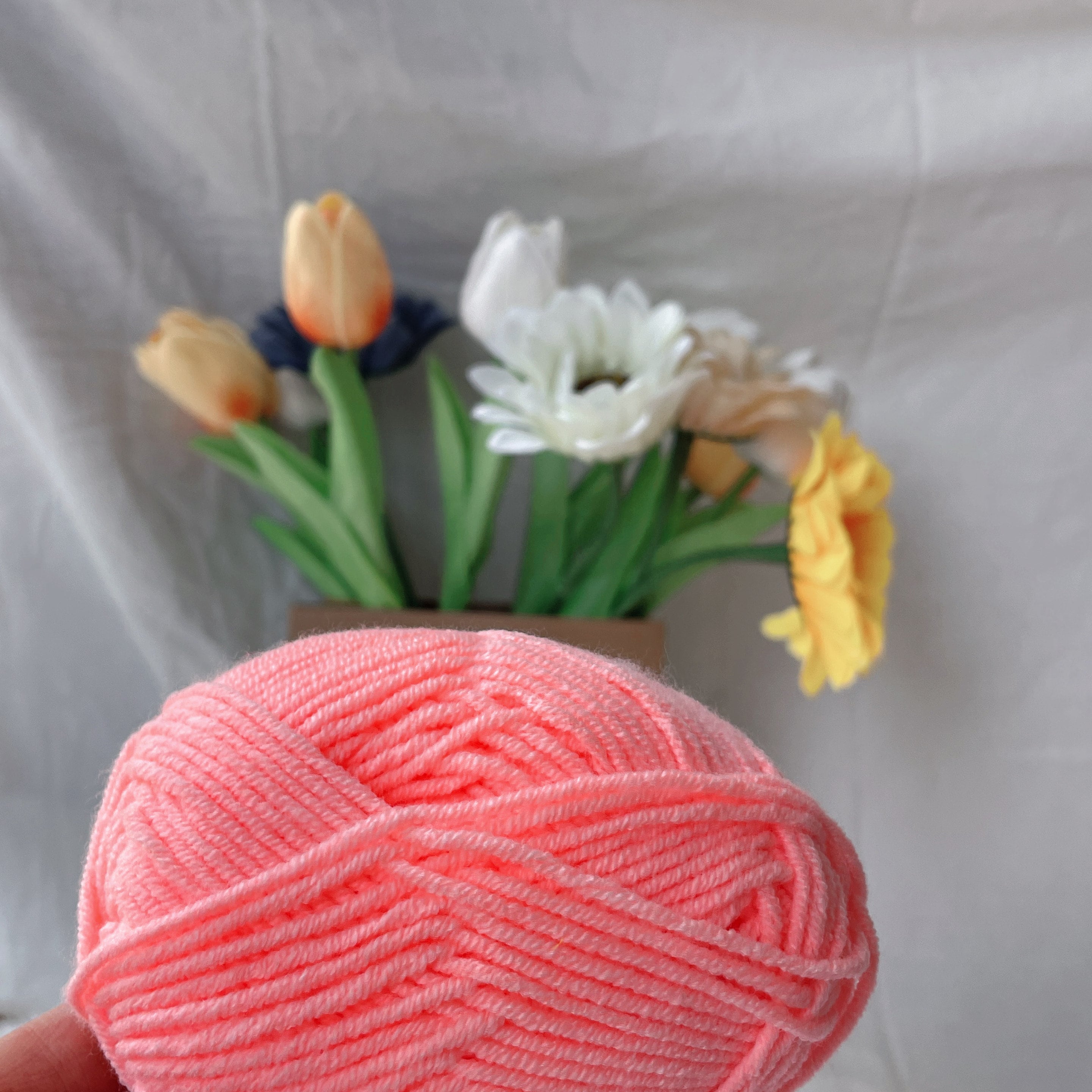 4 Ply Milk Cotton Suitable for Hand Crochet and Knitting, Available in ...