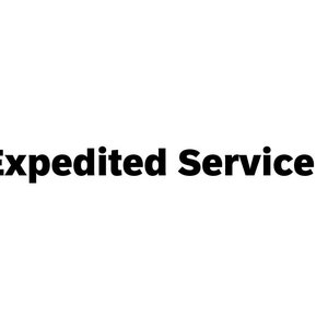 Expedited Production & Shipping Service