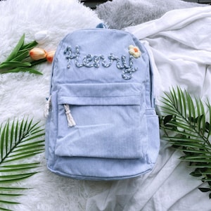 Sacs d'école faits main pour tout-petits, sac à dos personnalisé pour enfant, sac à dos brodé personnalisé pour tout-petit, sac à dos d'école, cadeau pour garçon et fille