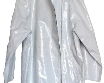 PVC Mac Raincoat With Zips Pakamac Size 10 UNUSED VINTAGE 1970s