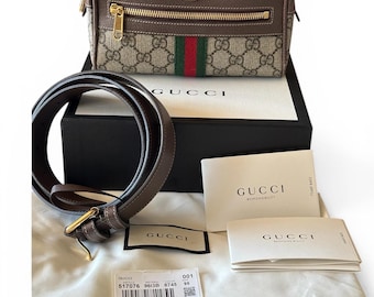 Gucci Ophidia small belt bag or cross body bag