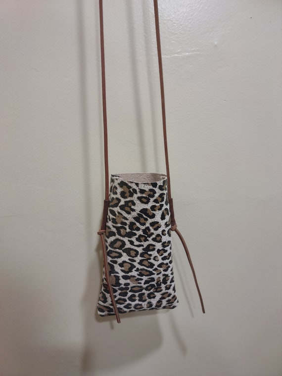 Cell phone leather bag