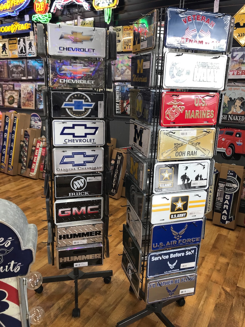 Find THE HEARTBEAT OF AMERICA License Plate ALUMINUM STAMPED METAL TAG In Utica, Michigan - Foto 3