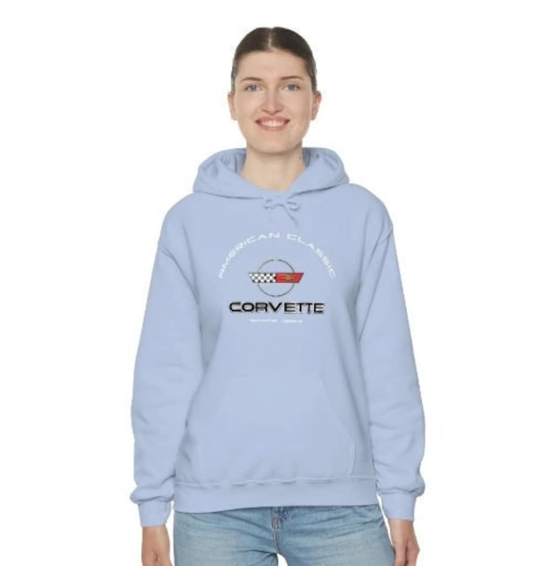 Corvette C4 Hoodie Chevy Apparel for Her Chevrolet Hoodies Comfy