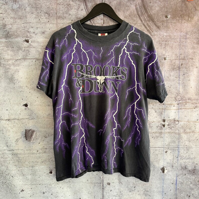 Brooks & Dunn Tshirt True Vintage RARE 90s 2000s Country Music
