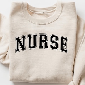 Trendy Nurse Sweatshirt, Cute Nursing T-shirt, Registered Nurse Shirt, Retro Nurse Hoodie, Nursing School Tee, Gift For Medical Student