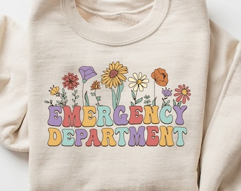 ER Department Sweatshirt, Emergency Department Shirt, ER Nurse Gift, Emergency Room Tech Shirt, New Nurse Grad Gift, Future Nurse Gift