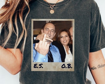 Retro Comfort Elliot Stabler And Olivia Benson Shirt, Elliot And Olivia Tshirt, Law And Order SVU Tee, 90s Graphic Tee, 90s Movie Tshirt