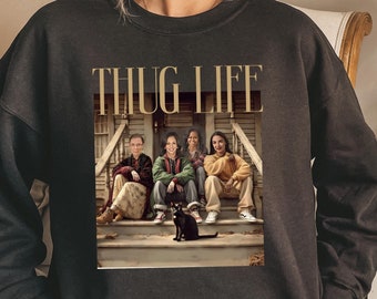 Kamala Ruth Bader Ginsburg AOC Michelle Thug Life Tshirt, President Kamala 2024 Shirt, Kamala Harris Gift, Political Activism Tshirt