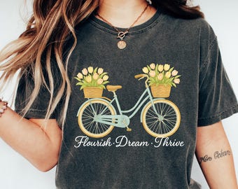 レトロコンフォートFDTシャツ、FDT Tシャツ、Flourish Dream Thriveスウェットシャツ、控えめなFDT Tシャツ、反トランプギフト、抗議活動への抵抗シャツ、活動家Tシャツ