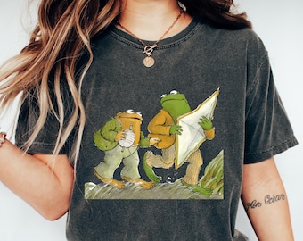 Frog and Toad T-Shirt: Cottagecore Book Lover Tee
