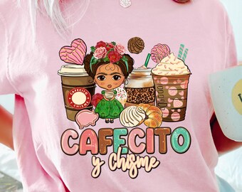 Cafecito and Chisme Shirt, Cafecito Y Chisme Sweatshirt, Cafecito Hoodie, Cafecito & Chisme Gift For Her, Spanish Hispanic Latinx Gift