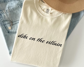 Comfort Colors® Dark Romance Shirt For Fantasy Readers, Villain Era Tee, Dark Aesthetic Tshirt, Book Club Sweatshirt, Cool Book Lovers Gift