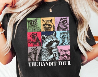 Raccoon Drink Coffee Shirt, Raccoon Tour Shirt, Funny Raccoon Shirt, Funny Meme Raccoon Shirt, Sarcastic Sweatshirt