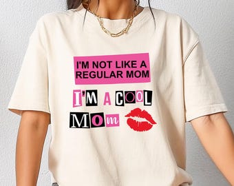 Camiseta "No soy una mamá normal, soy una mamá genial", sudadera divertida para mamá, sudaderas lindas para mamá, regalos divertidos para mamá, camiseta linda para mamá
