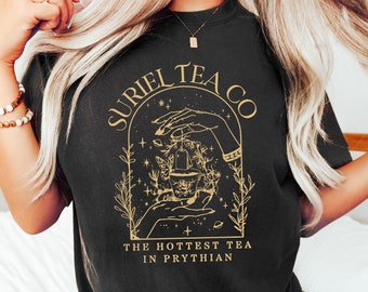 Suriel Tea Co Comfort Shirt, A Court Of Thorns and Roses Shirt, Retro Bookish Tshirt, Sarah J Maas Shirt, Acotar Sweatshirt
