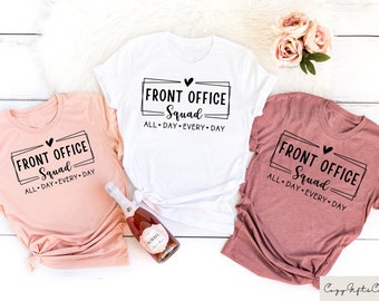 Front Office Squad Shirt, Front Office Shirt, Sekretärin Shirt, Büroangestellte Shirt, Crew Shirt, Büroangestellte Shirt