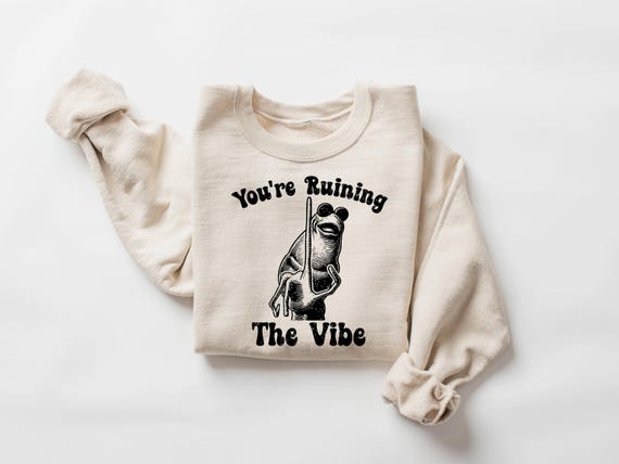 The Worm Sweatshirt, You're Ruining The Vibe Marcus The Worm Meme Shirt, Marcus The Worm Tshirt, Funny Meme Tee, Brain Rot Shirt, Humor Gift