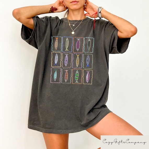 T-shirt Graphique Sardines En Boîte - Design Rétro été, Unisexe, Coupe Classique