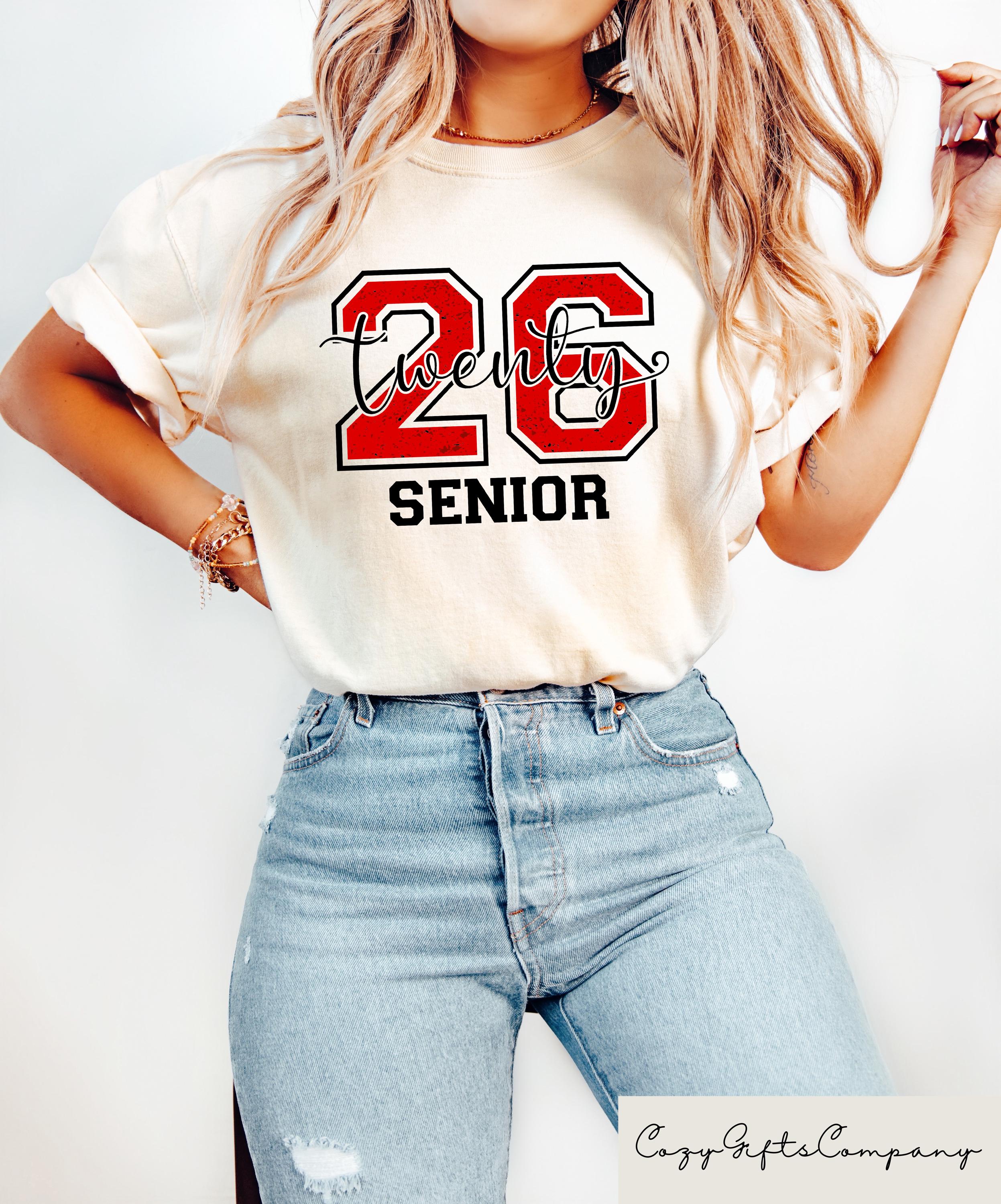 Retro Comfort Senior 2026 Shirt, Graduation 2026 T-shirt, Funny Graduation Sweatshirt, Class Of 2026 Gift, High School Graduation Tee