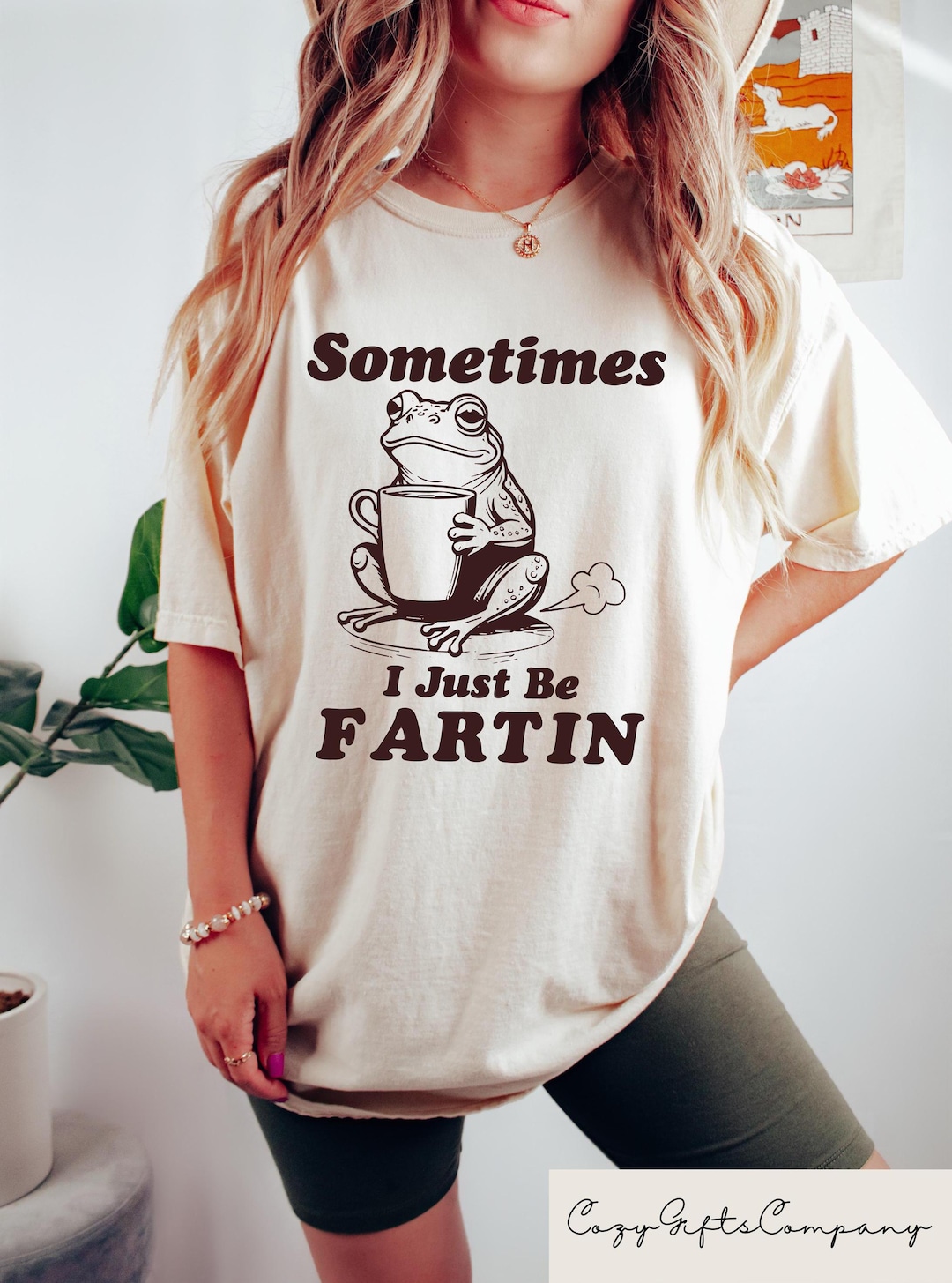 Sometimes I Just Be Fartin Shirt, Funny Frog T-shirt, Unhinged Frog ...