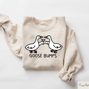 Gåshuds-tröjor, Gåshuds-tröjor, Roliga tröjor, Matchande unisex gäss-t-shirt, Djur-tröja, Fånig gäss-t-shirt bild 2
