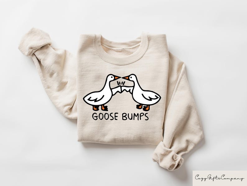 Gåshuds-tröjor, Gåshuds-tröjor, Roliga tröjor, Matchande unisex gäss-t-shirt, Djur-tröja, Fånig gäss-t-shirt bild 2