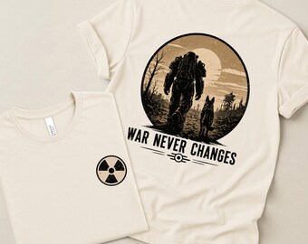 Camiseta de Fallout / Camiseta retro postapocalíptica para videojuegos / Camiseta con estampado de páramo / Camiseta de videojuegos / Camiseta de Fallout