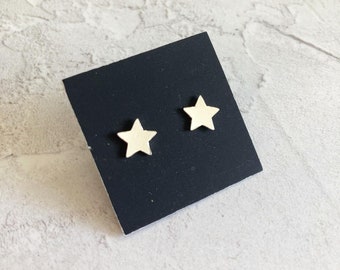 Sterling Silver Star Stud in Tiny Gift Tin