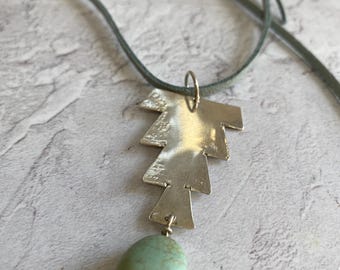 Collier pendentif d'inspiration marocaine en argent sterling