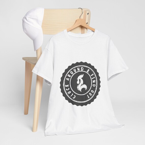 Cluck Around Find Out Chicken Unisex Cotton Tee Multiple Colors Great Gift!