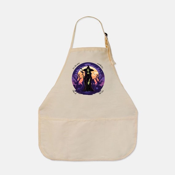 It's The Most Wonderful Time Of The Fear Halloween Witch Apron