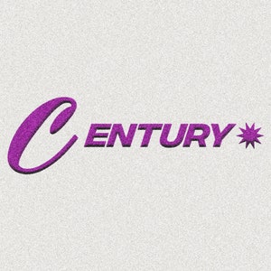 May include: Purple logo with the word "CENTURY" and a star.