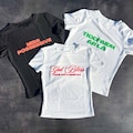 Personalised Baby Tee & Crop Tops, Custom Baby Tee, Custom Crop Top, Slogan Tops With 3D Puff Print, Slogan Tee, Custom Y2K Tees