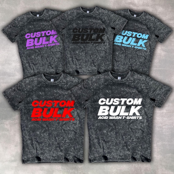 Custom Bulk T Shirts
