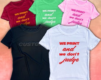 Personalised Baby Tees - 3D Puff Printed Text Custom Baby Tee