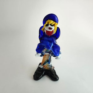 Vintage Murano Art Glass Circus Clown