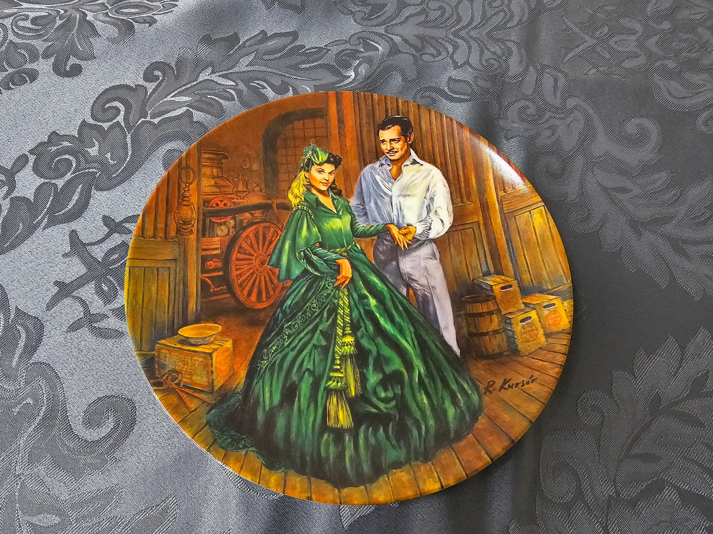 scarlett's green dress plate TINA HOLLY 5 DAY HIRE / Sprinkle Glitter Formal Gown main image 1