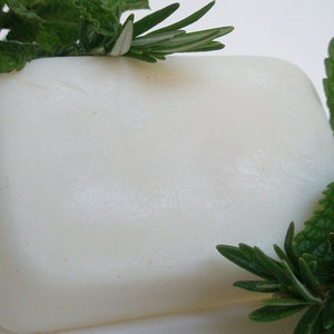 Rosemary Mint Goat's Milk Soap Set of 4 Herbal Refreshing Unisex Fragrance image 1