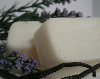 Lavender Vanilla Goat's Milk Soap - Set of 4 - Rich Seductive Fragrance