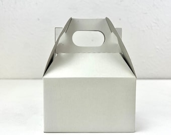 White Gable Boxes - Pack of 20 - Gift Giving - Product Packaging - Fold Flat - Candy Box - Truffle Box - Party Favors - Free Shipping