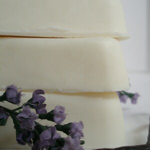 Lavender Vanilla Goat's Milk Soap Set of 4 Rich image 4