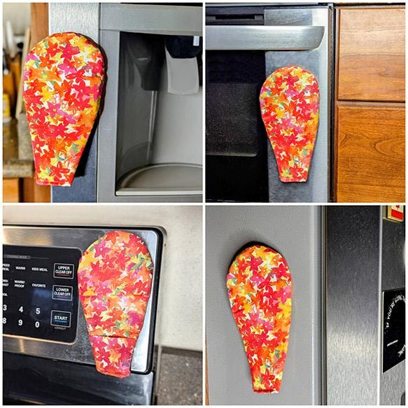 Magnetic Hot Pad Pinchers | Set of 2 | Small Finger Mitt | Kitchen Mini ...