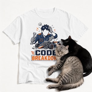 Grappig programmeurs-T-shirt, humoristische code-analyse, cadeau voor tech-ontwikkelaars (100% katoen)