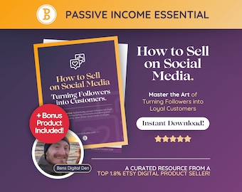 Come vendere sui social media, Guida per i venditori Etsy, marketing su Instagram, eBook su Instagram strategie di marketing, marketing digitale