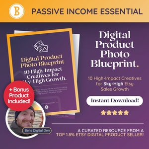 Etsy Product Listing Imagery Guide, Product Photography Templates That Sell, Etsy Product Listing Mockup Template, Digital Product Marketing