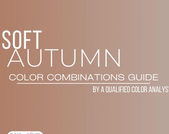 Soft Autumn Digital Color Palette - Color Analysis - Muted Autumn Color